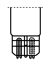 Glass Wedge Base