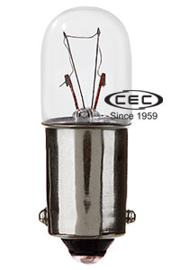 G-4.5 shape 14 V CEC Industries #1895G Bulbs BA9s Base 10pk 3.78 W Green 